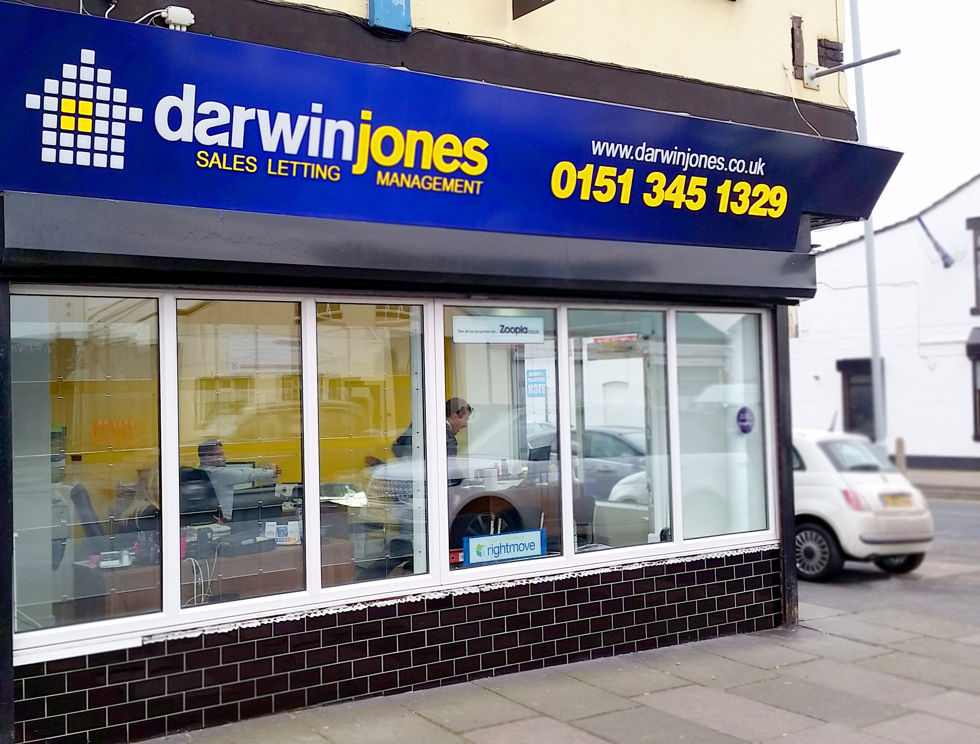 Darwin Jones Store Branding and Shop Facia