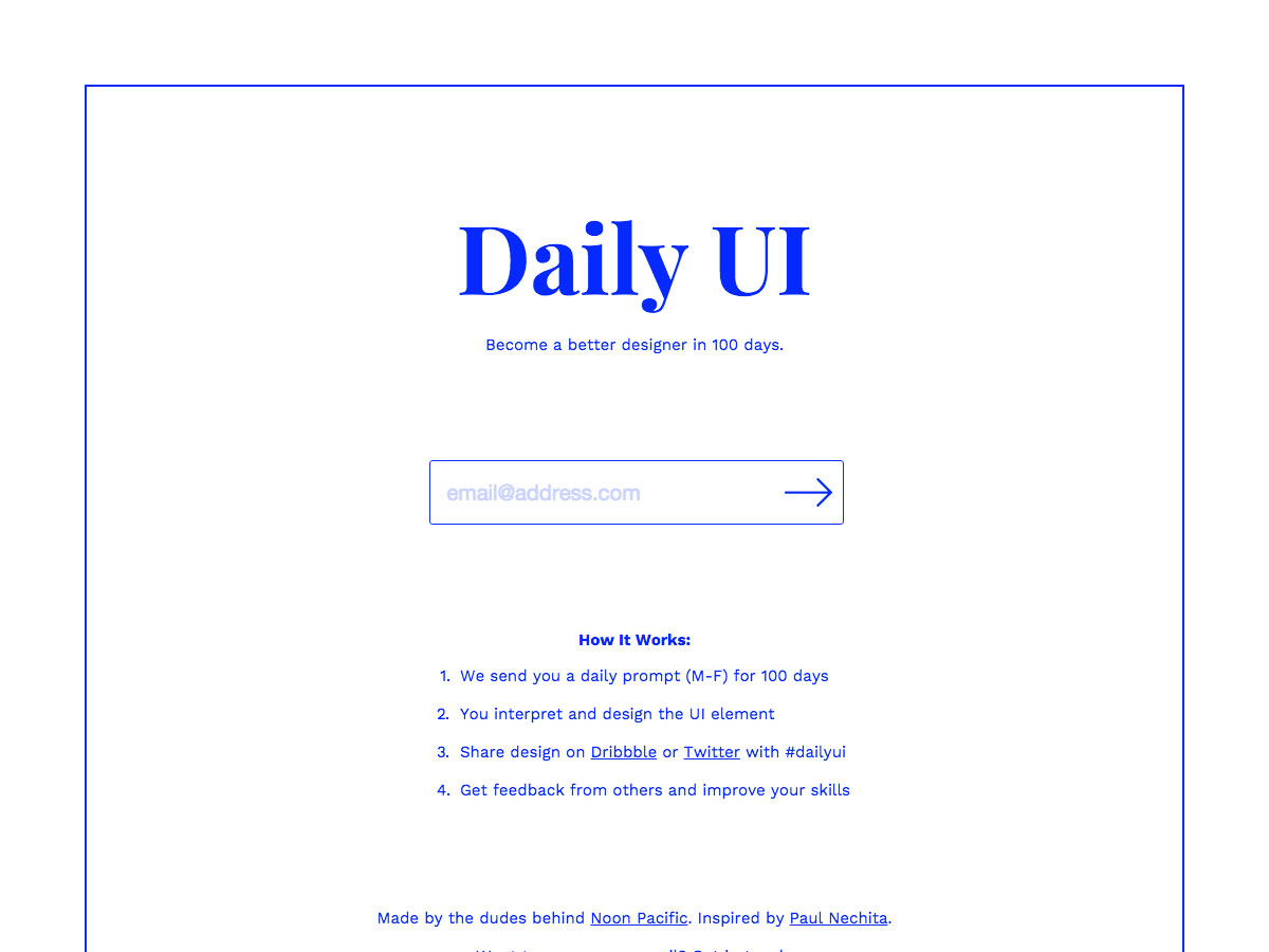 daily ui